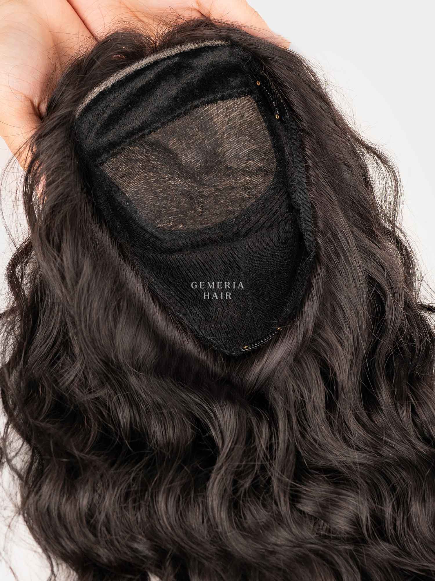 6"x10" | Volume Hair Topper |Crown Hair Topper | Bio-Base| Wavy