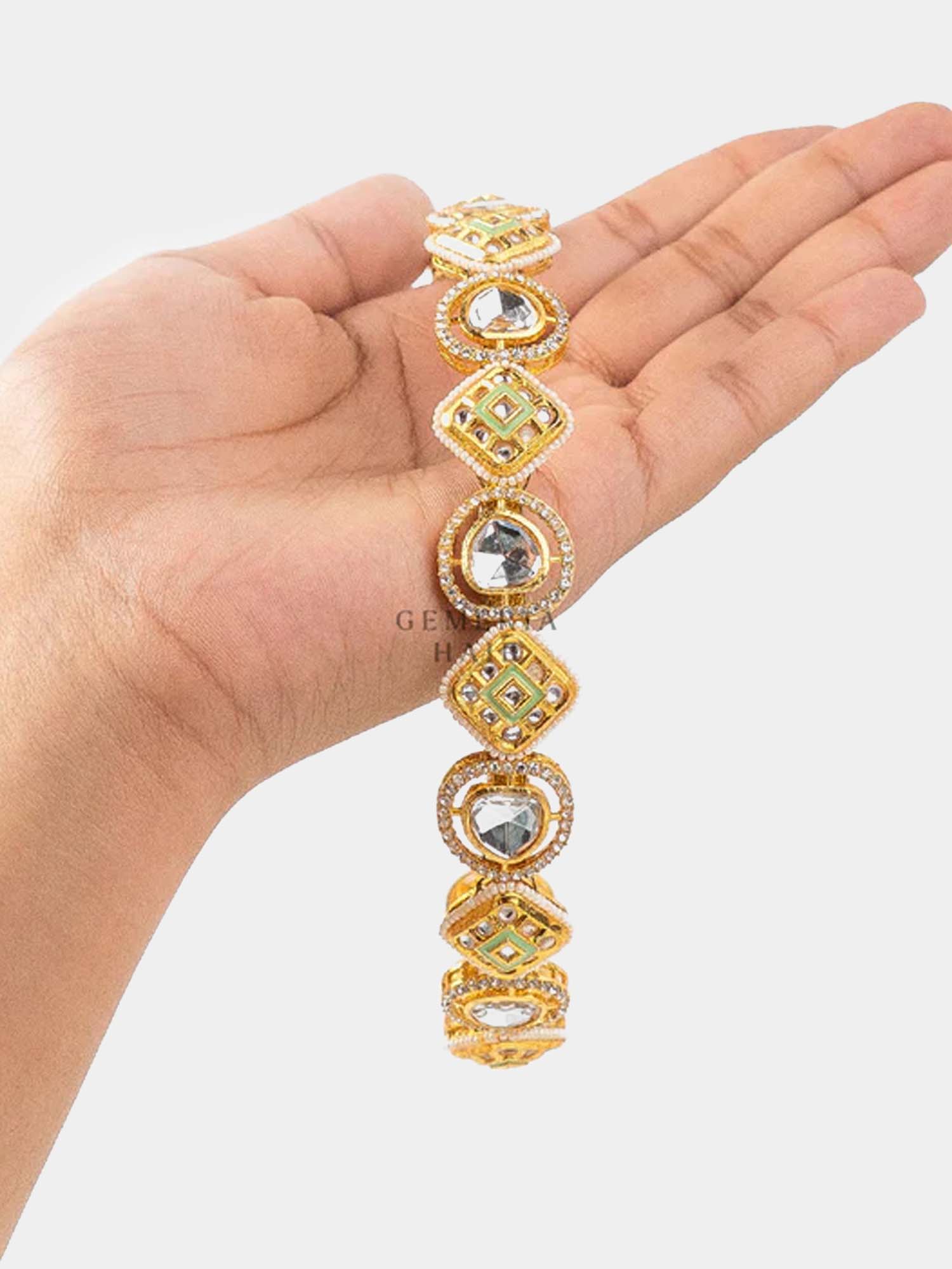 Rani Samyukta - Jadau Kundan Head Band | Sheeshphool Matthapatti