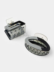 Glassy Tint Hair Claw Clip | Dual Color