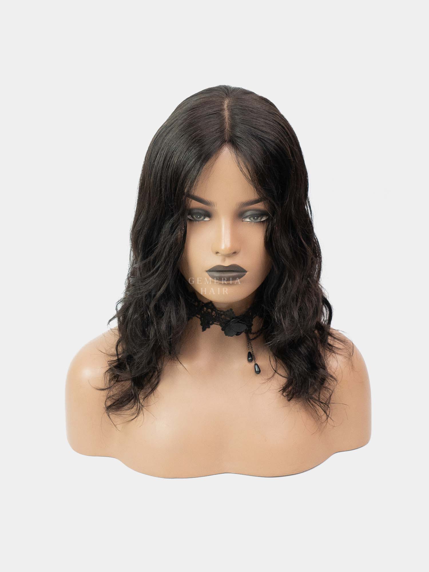 Short Full Head Wig | Silk Base Part | Natural Wavy