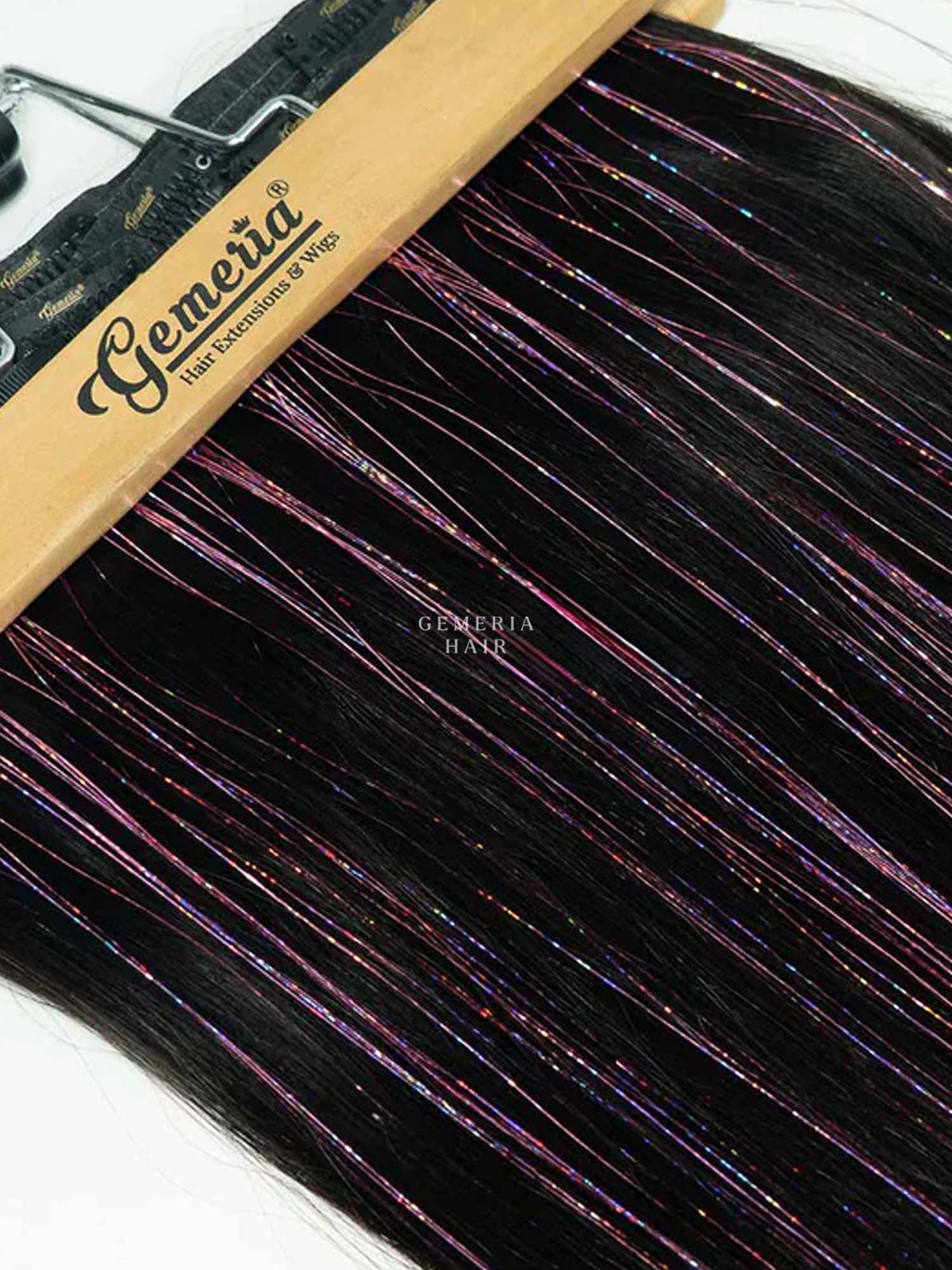 Pink | Clip-In Hair Tinsels