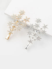 Diamante Celestial Star Tree Hair Side Clip