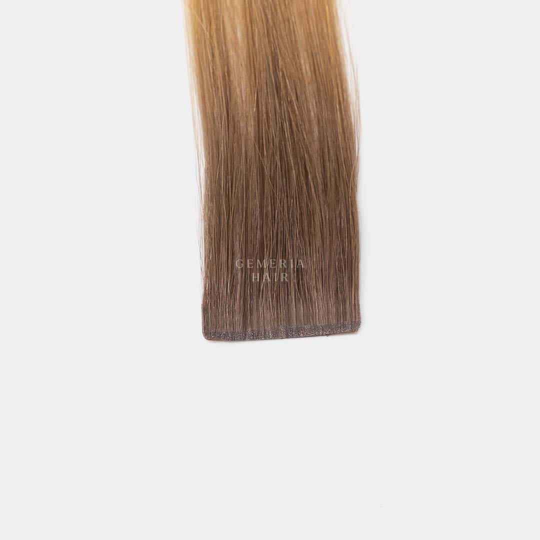 Premium quality Gemeria hair extensions price includes professional grade tape-in system