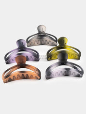 Black Splash Matte Hair Claw Clip