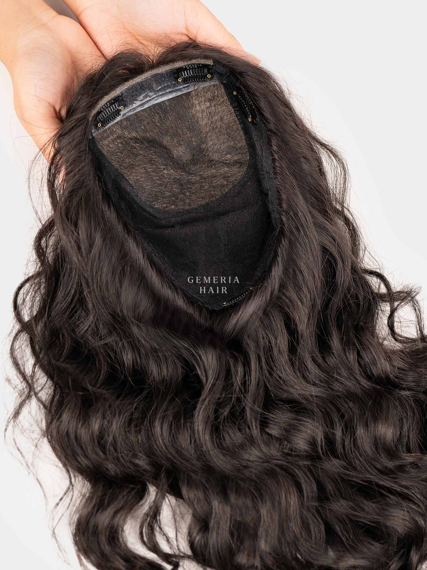 6"x10" | Volume Hair Topper |Crown Hair Topper | Bio-Base| Wavy