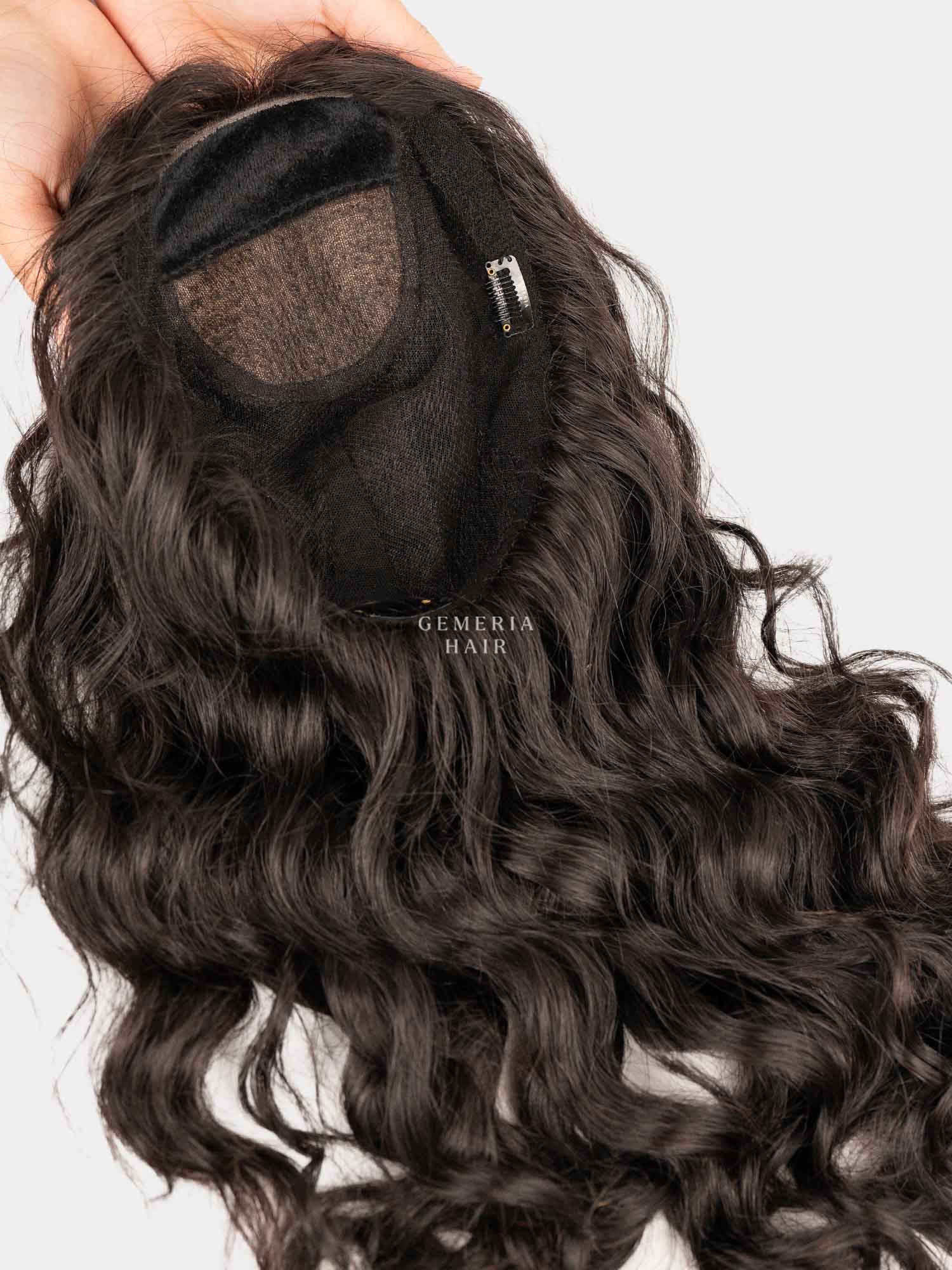 5"x8" | Volume Hair Topper | Crown Hair Topper | Bio-Base | Wavy