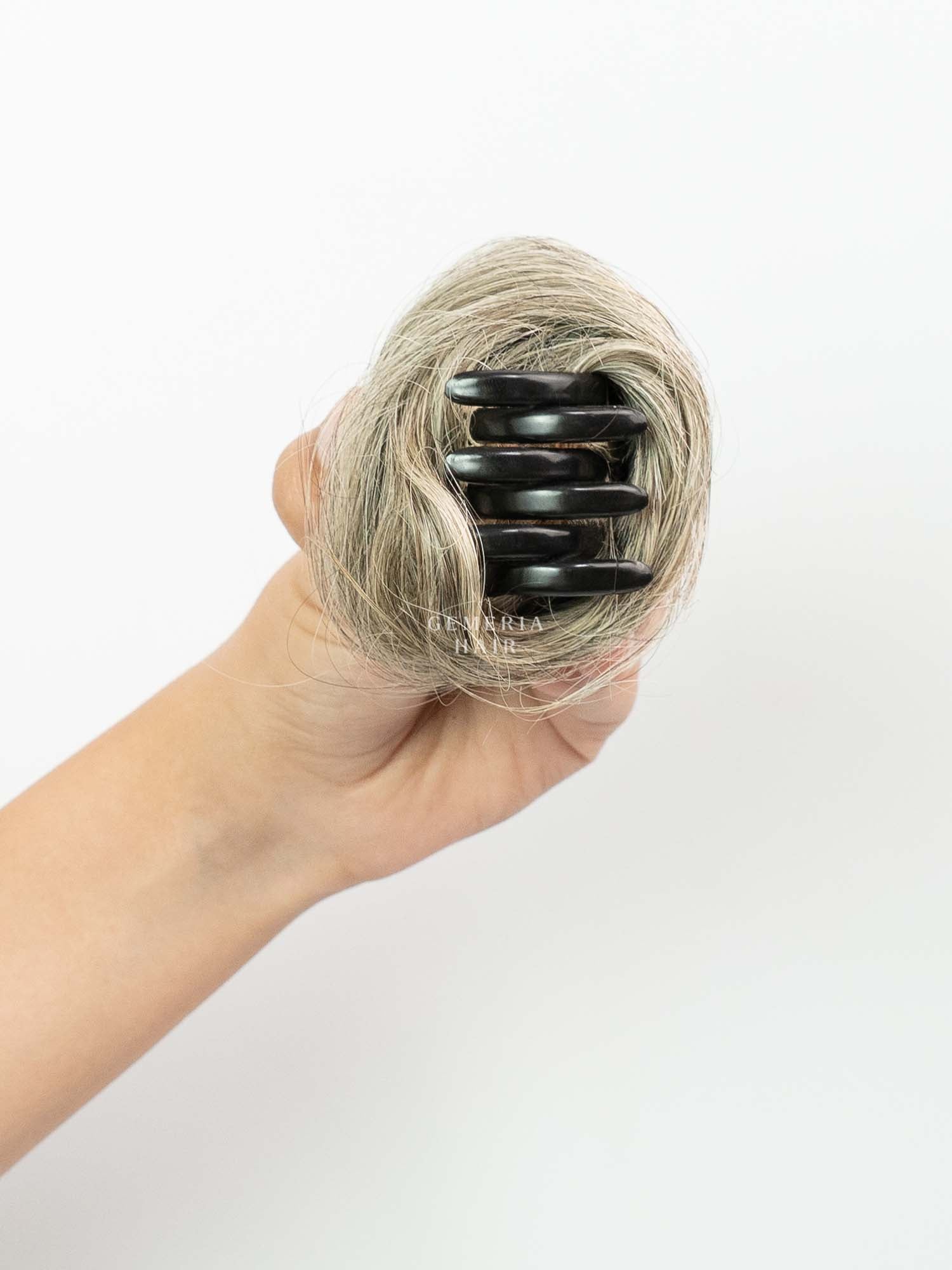 Grey | Clip-on Bun