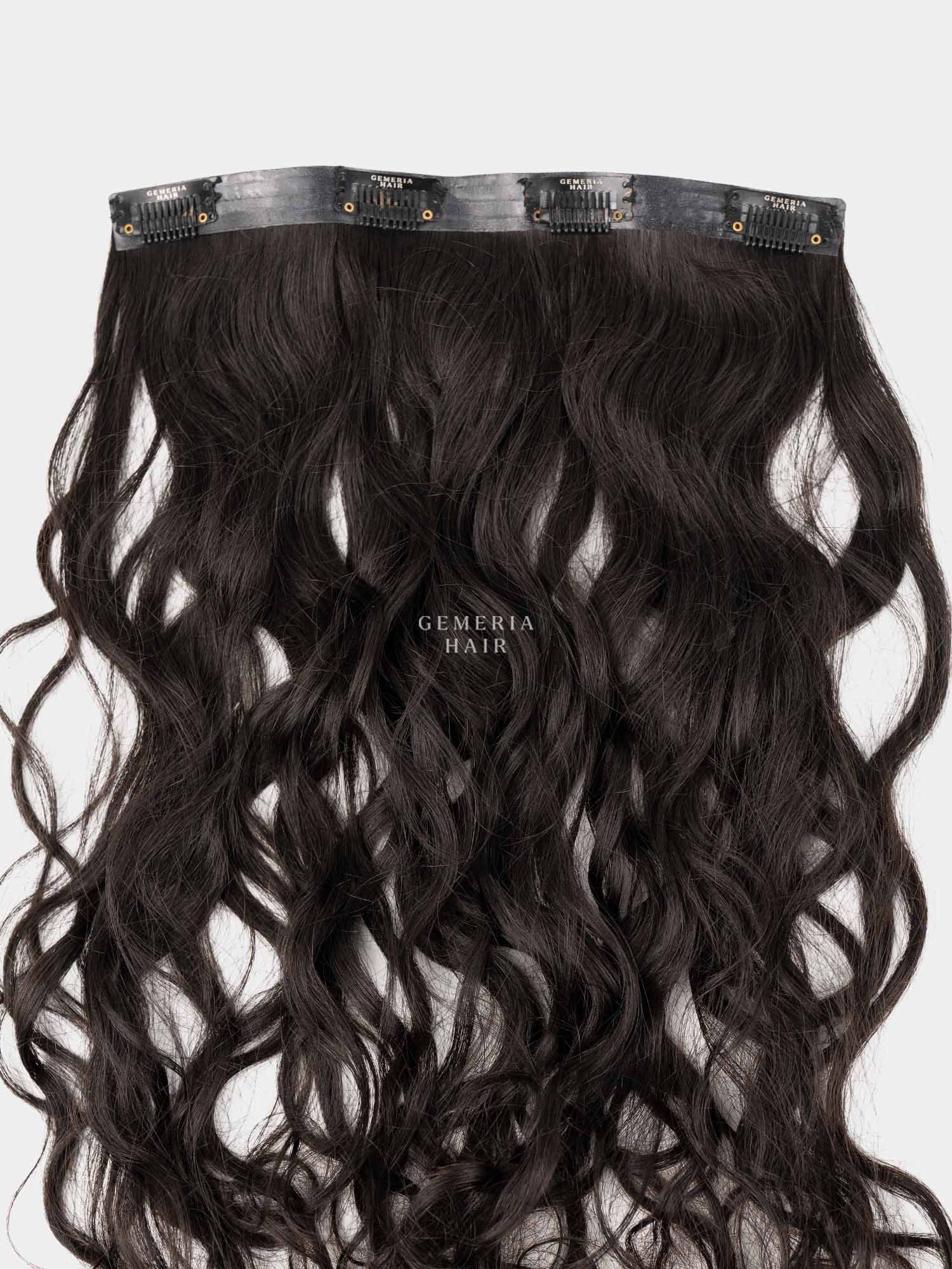 Seamless | 1 Piece Clip-In | Wavy Black Hair Volumizer