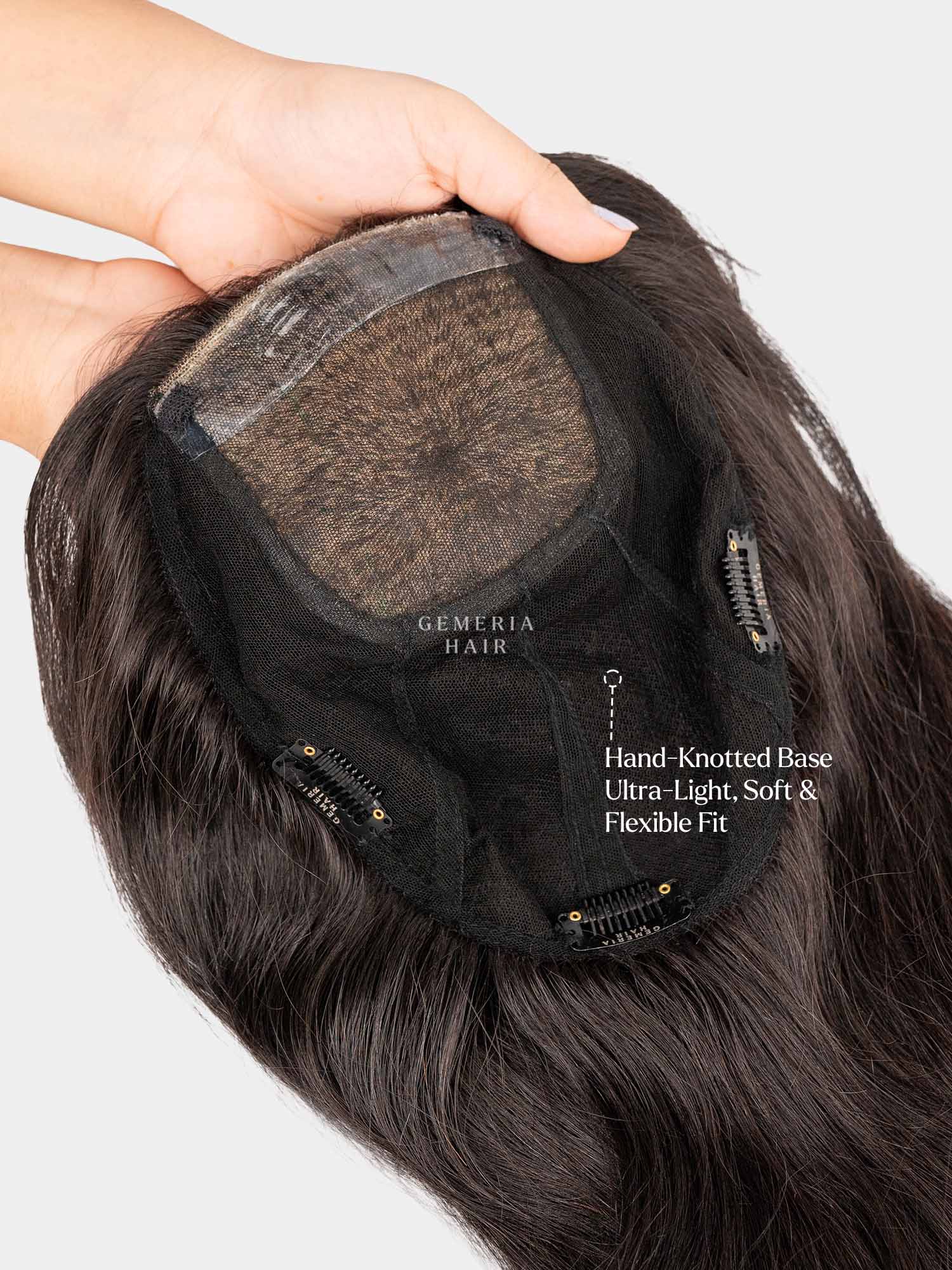 5"x8" | Volume Hair Topper | Crown Hair Topper | Bio-Base | Straight