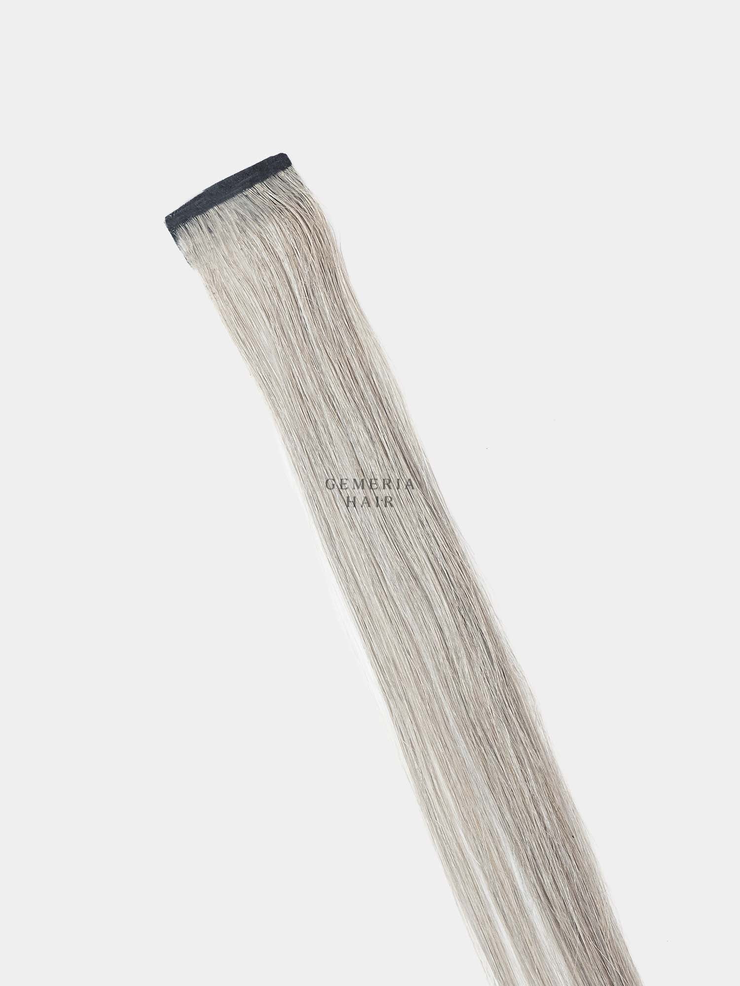 Grey Hair Highlights Clips Online Colored Hair Extensions Gemeria Hair