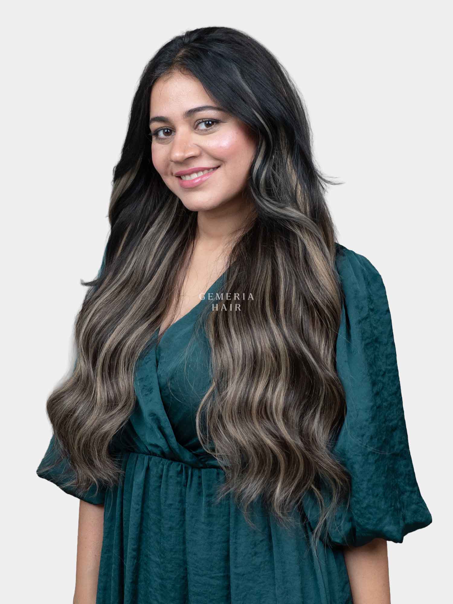 Light Ash Brown Balayage | Half Head Wig