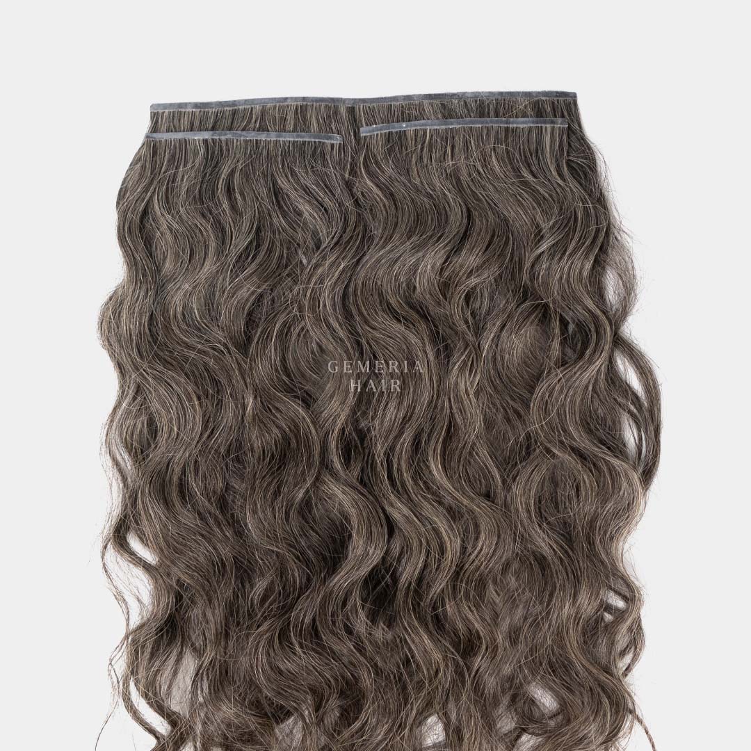 Grey Hair | Seamless | 3-piece Set Clip-In Hair Volumizer