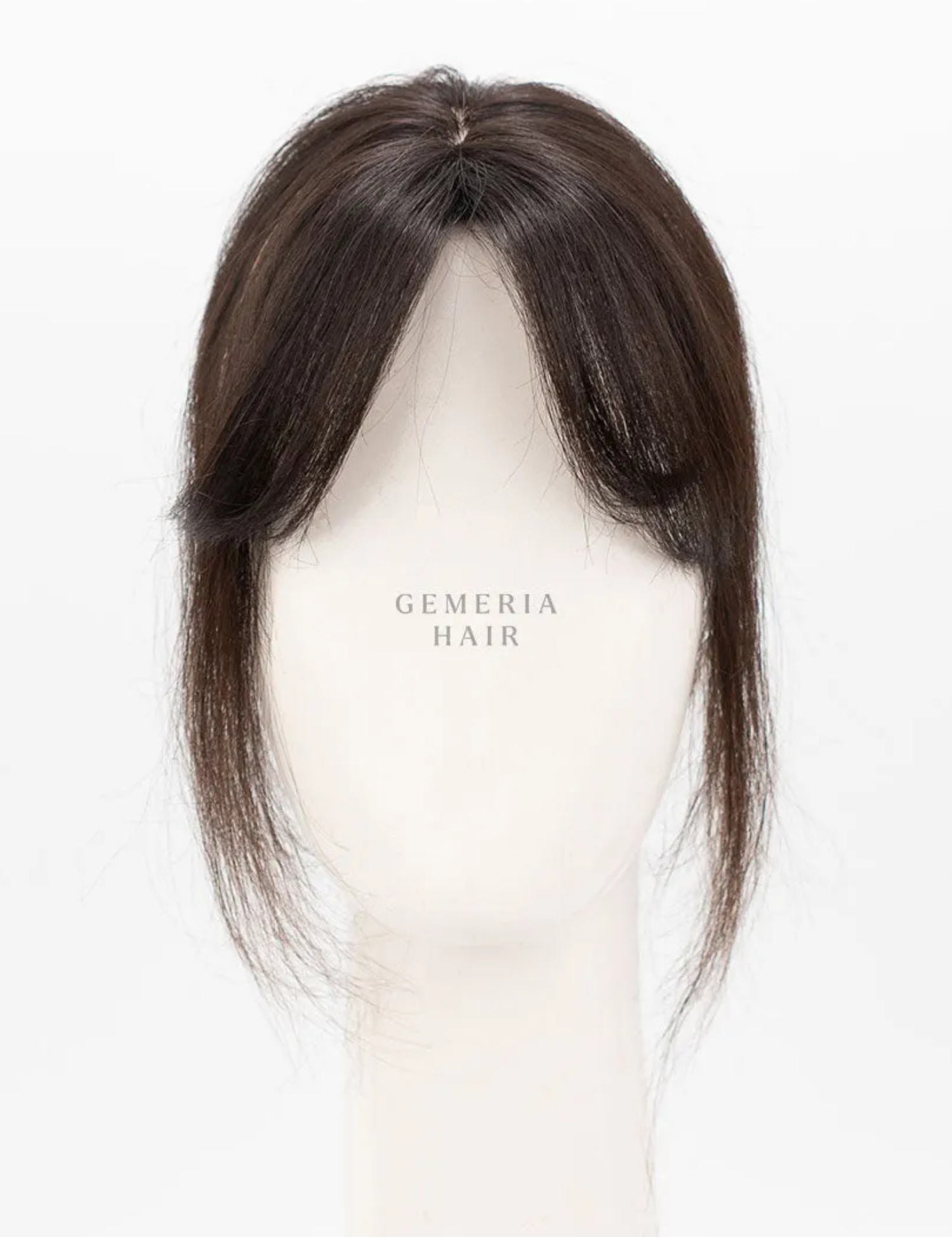 mini hair topper with bangs