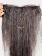 Front Lace Hair Band Topper | Bio-Base | Dark Grey