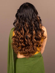 Caramel Brown Balayage | Seamless | 7 Set Clip-In Hair Extensions