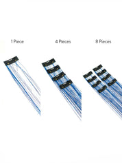 Blue | Clip-In Hair Tinsels