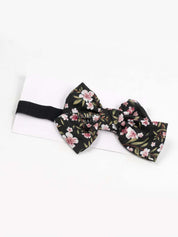 Floral Bow Handmade Head Band for Babies