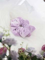 Velvet scrunchies