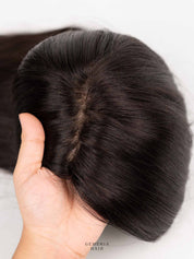 6"x10" | Volume Hair Topper | Crown Hair Topper | Bio-Base | Straight