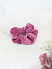 Velvet scrunchies