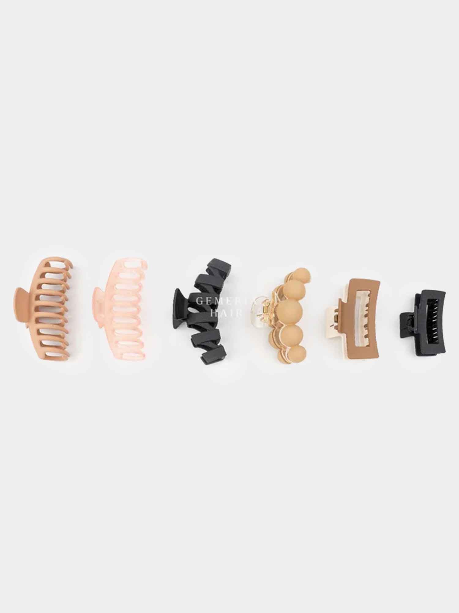 Zig-Zag Matte | Large Hair Claw Clips | Clutchers