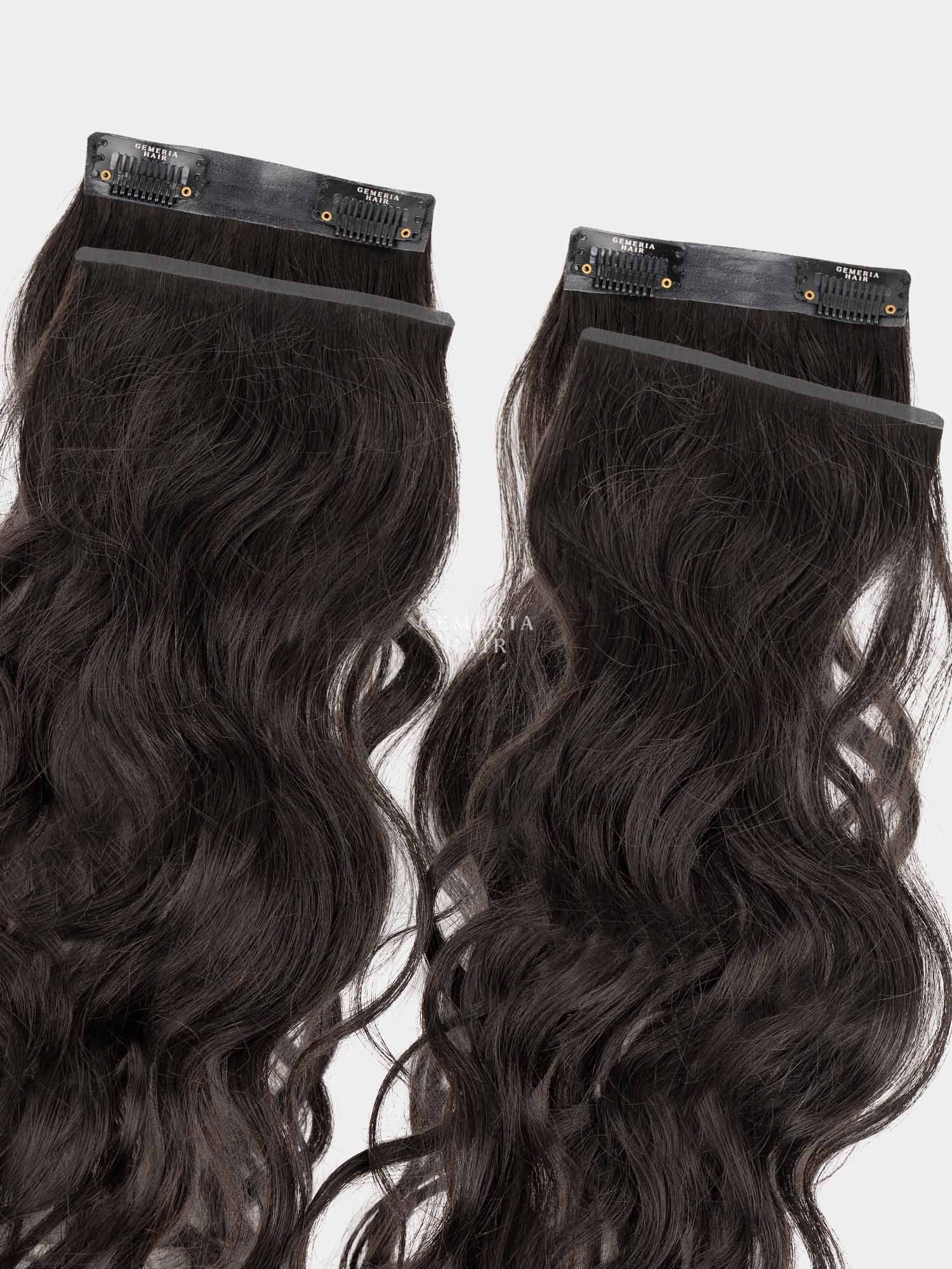 Seamless | 2 Piece Set Clip-In Volumizer | Wavy