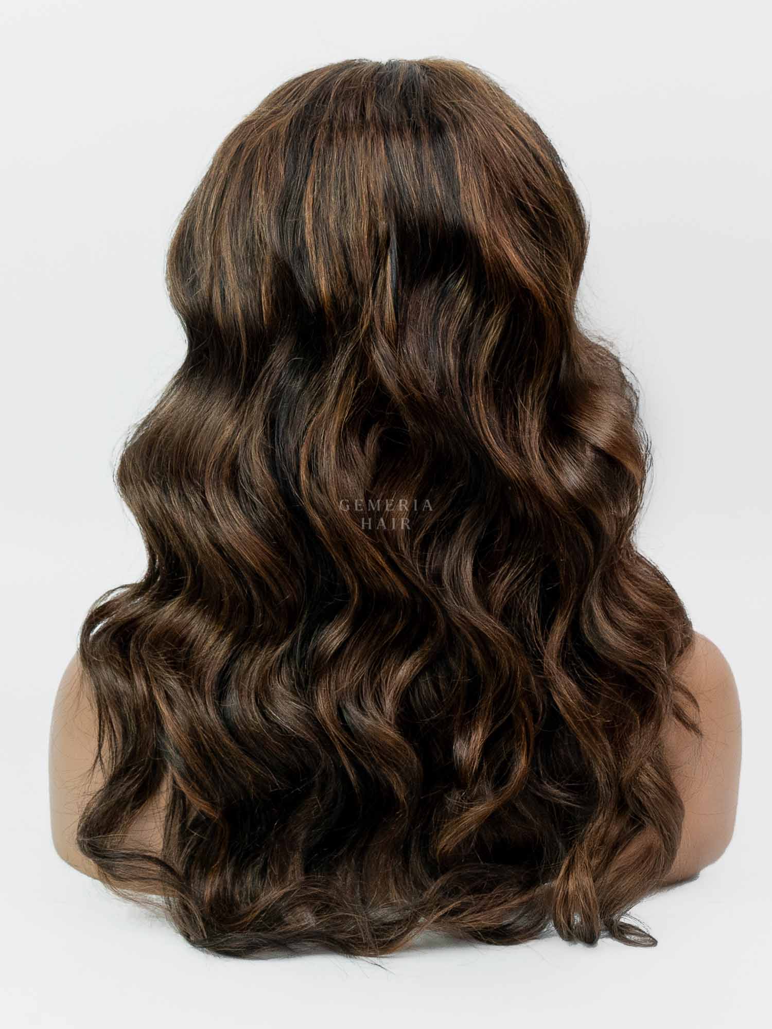 Dark Brown Balayage| V-Part Wig | V-Shaped Wig