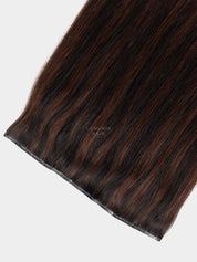 Barrel Brown Balayage | Seamless | 1 Piece Clip-In Hair Volumizer