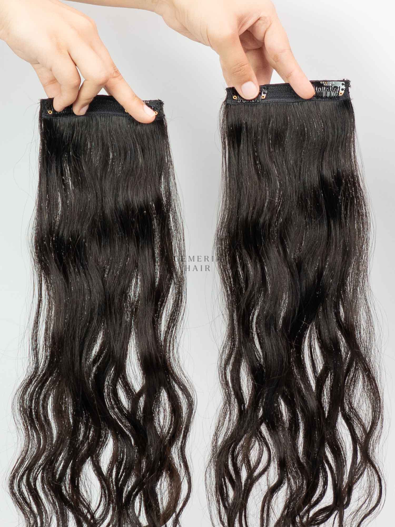 Classic | 2 Piece Set Clip-In Volumizer | Wavy