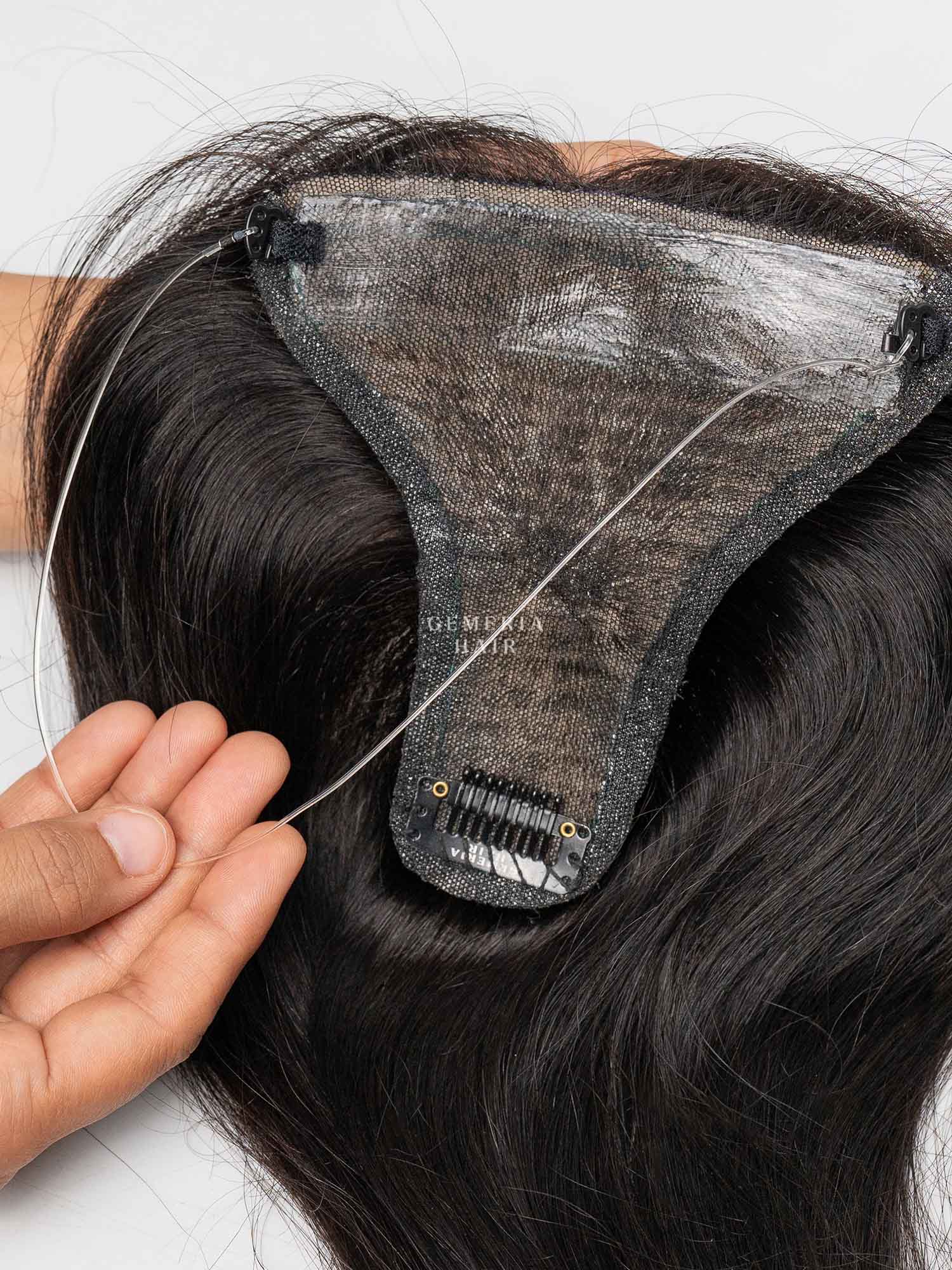 Hair Band Topper with Long Layers | Bio-Base | Clip-Free