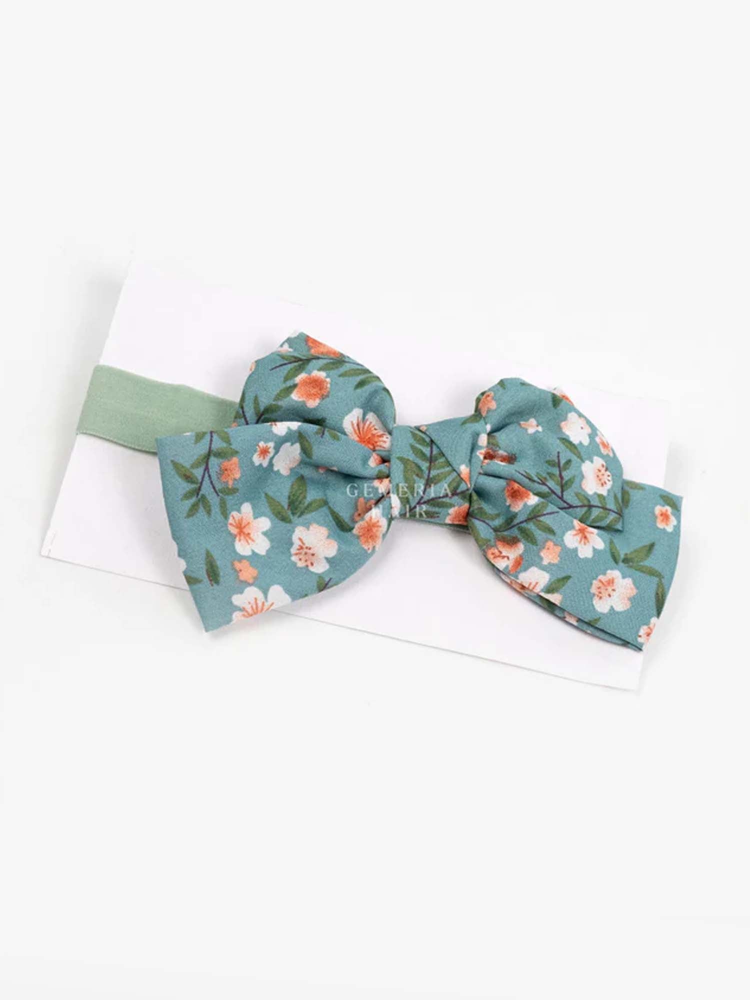 Floral Bow Handmade Head Band for Babies