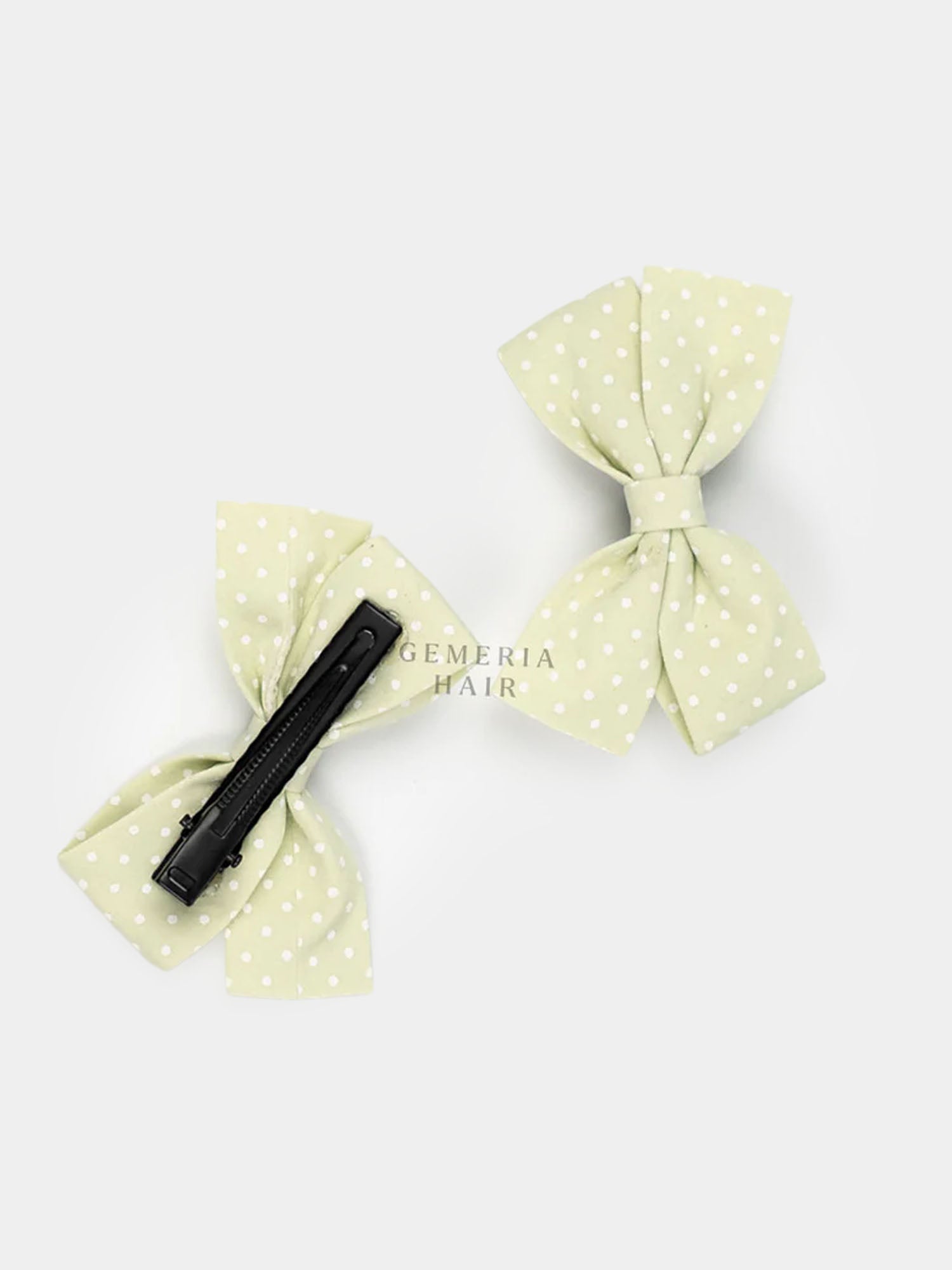 Polka Dots Bow Hair Clips | For Babies/Kids