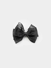 Threaded Floral Hair Bow Knot Clip | Hair Bow