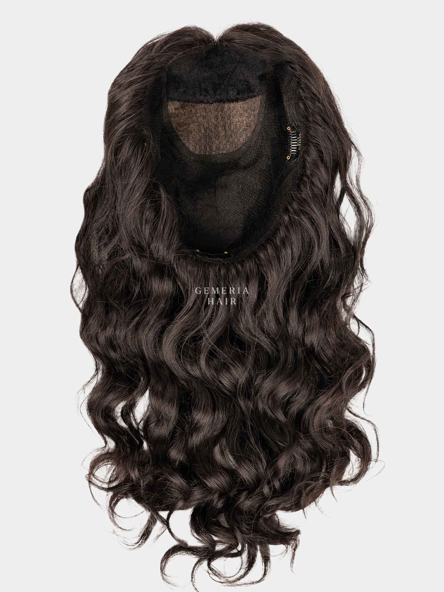 5"x8" | Volume Hair Topper | Crown Hair Topper | Bio-Base | Wavy