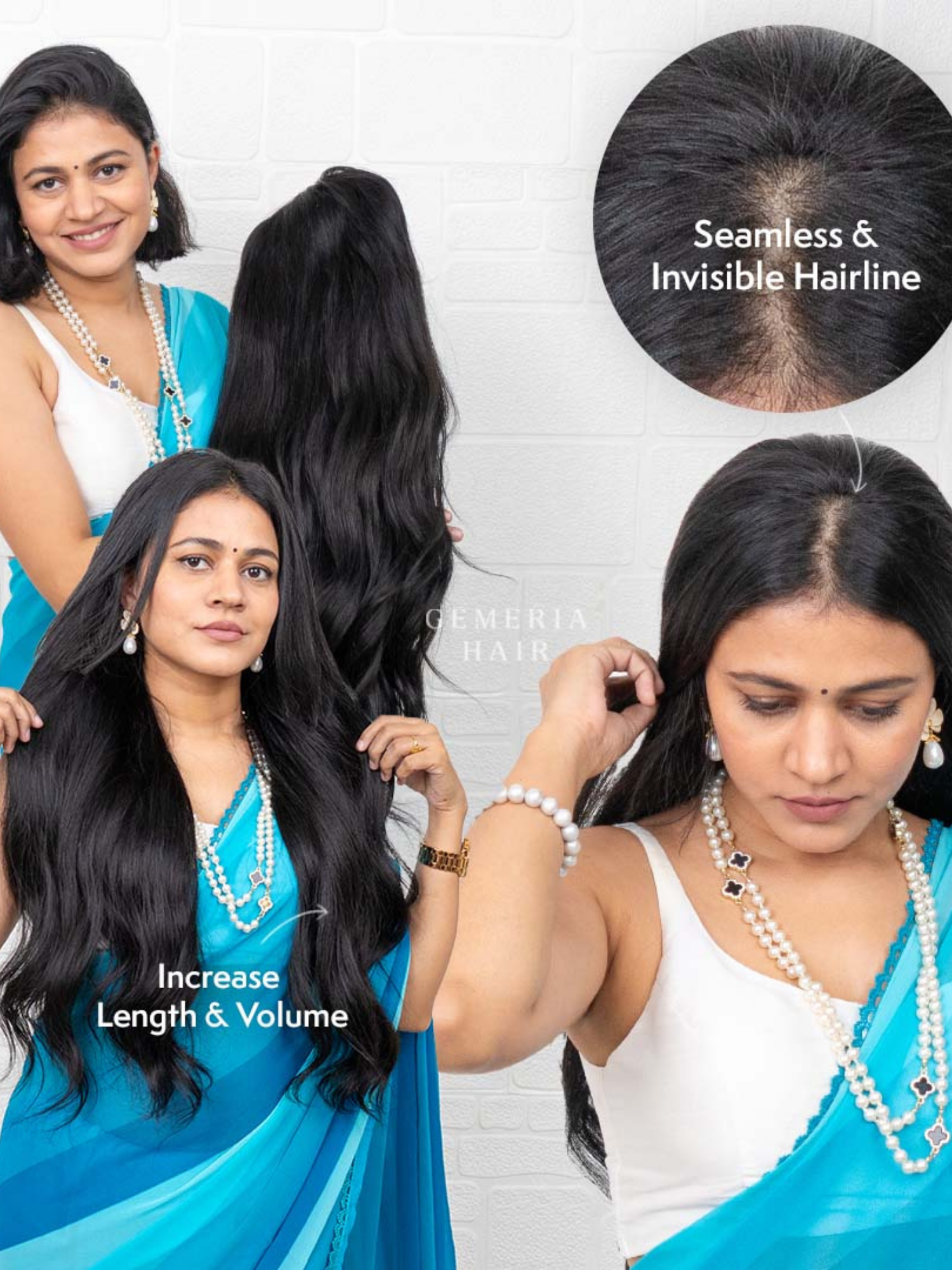 Half Head Wig | Natural Wavy