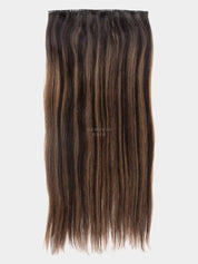 Ash Brown Balayage | Seamless | 1 Piece Clip-In Hair Volumizer