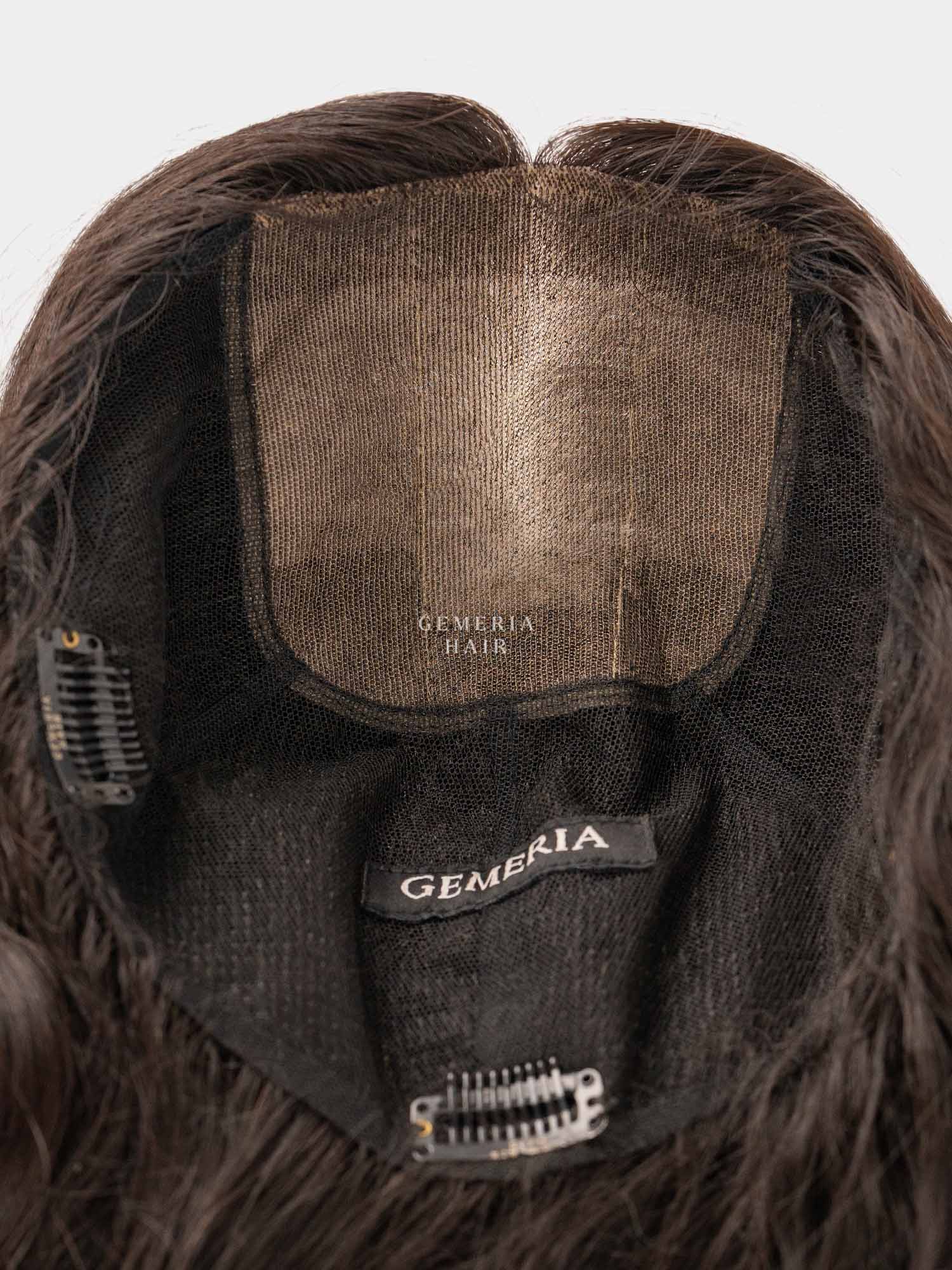 5"x8" | Silk Base Crown Hair Topper | Wavy