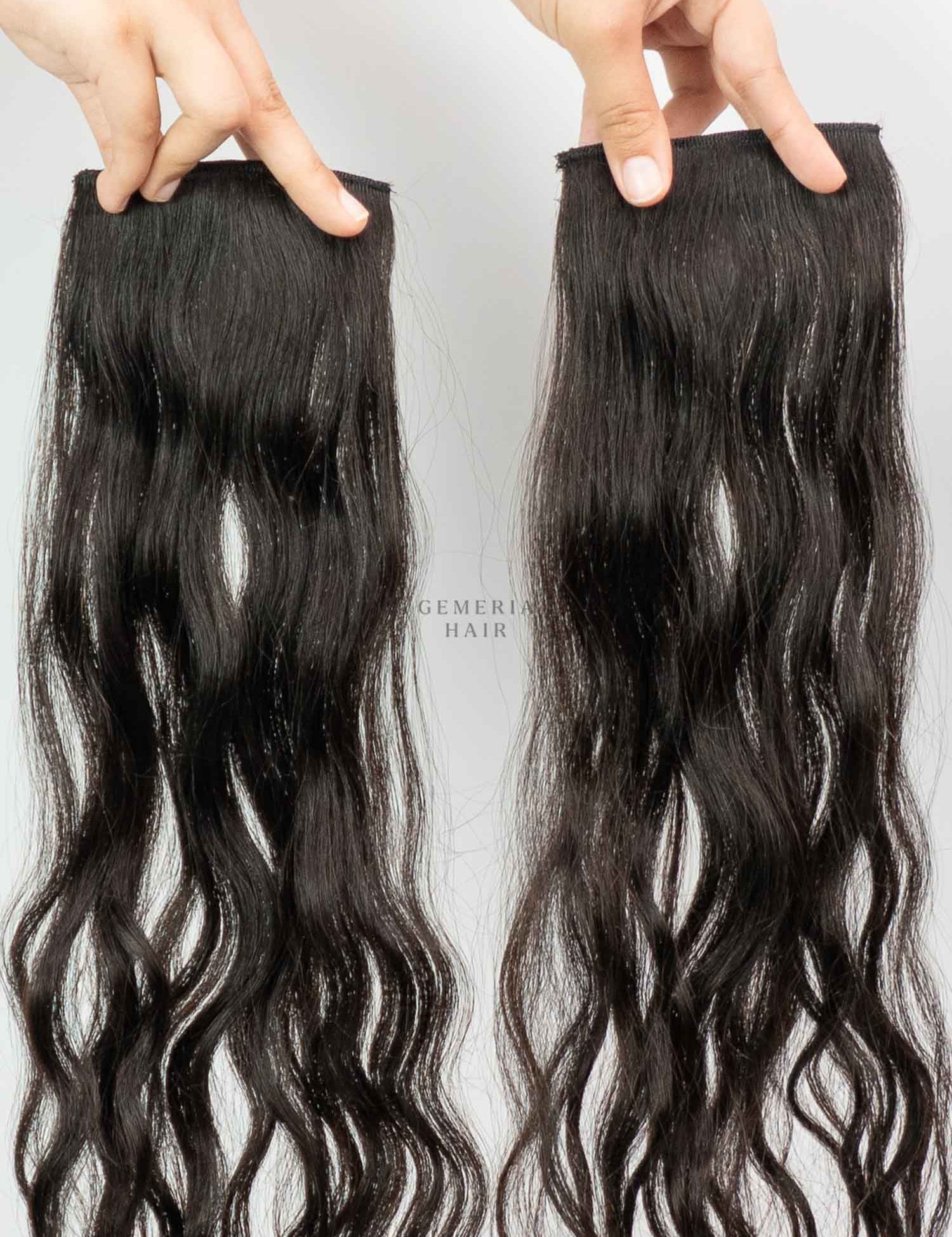 2 piece set clip-in volumizer