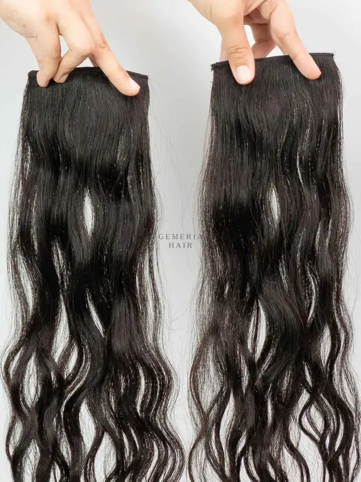 Classic | 2 Piece Set Clip-In Volumizer | Wavy