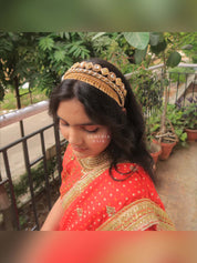 Rani Samyukta - Jadau Kundan Head Band | Sheeshphool Matthapatti