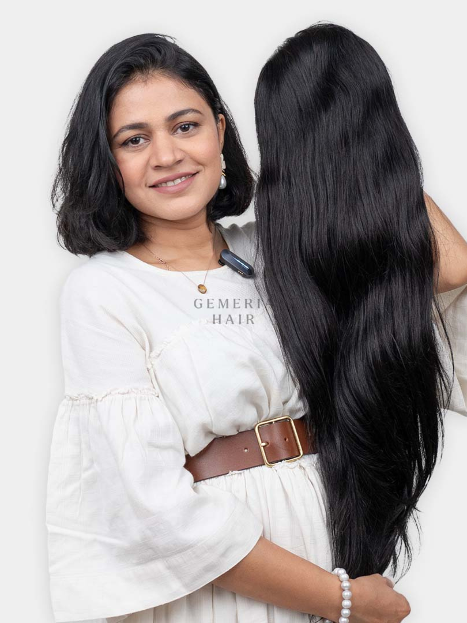 Buy Half Head Hair Wigs Natural Straight Hair Gemeria Hair