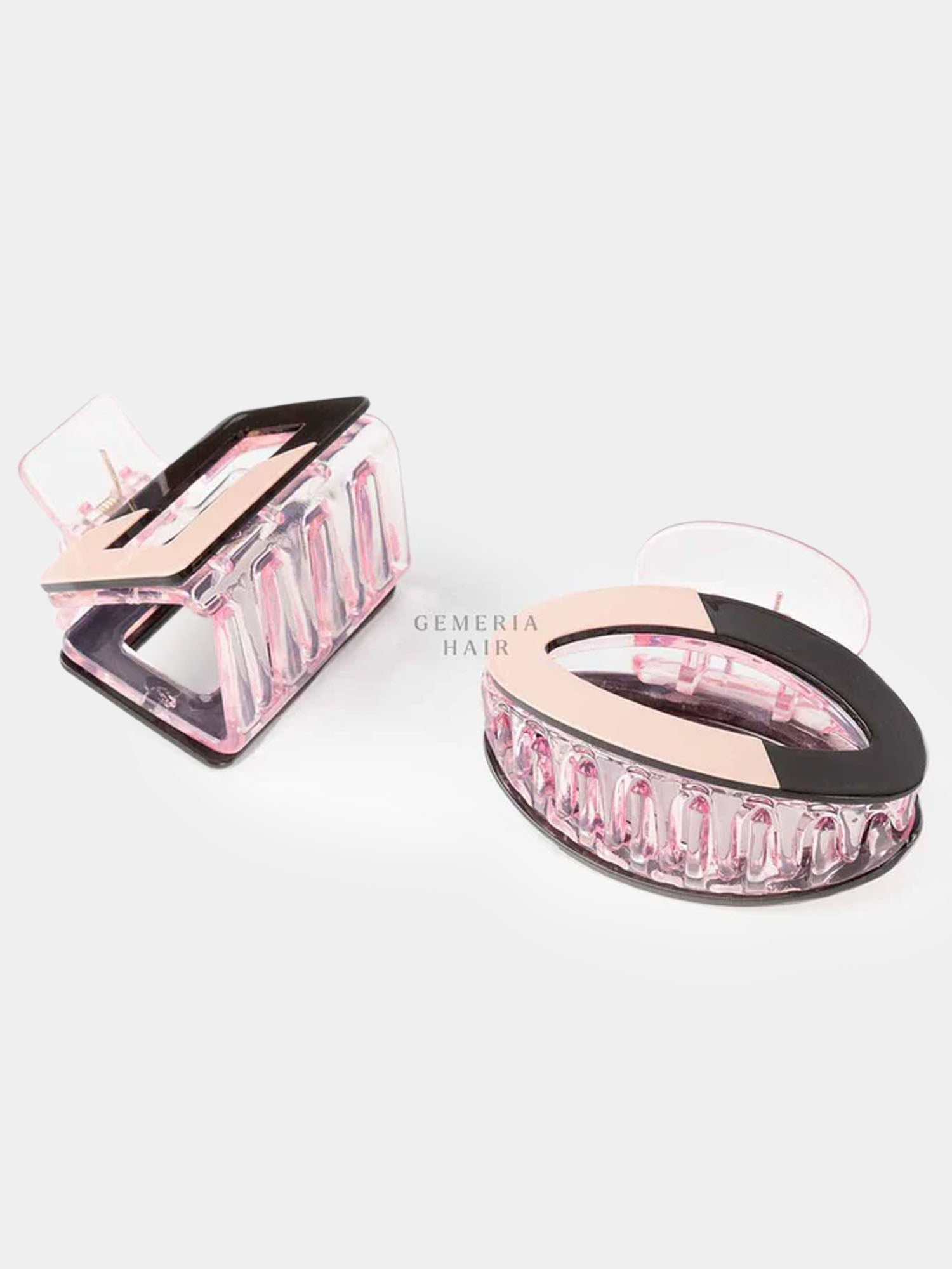 Glassy Tint Hair Claw Clip | Dual Color