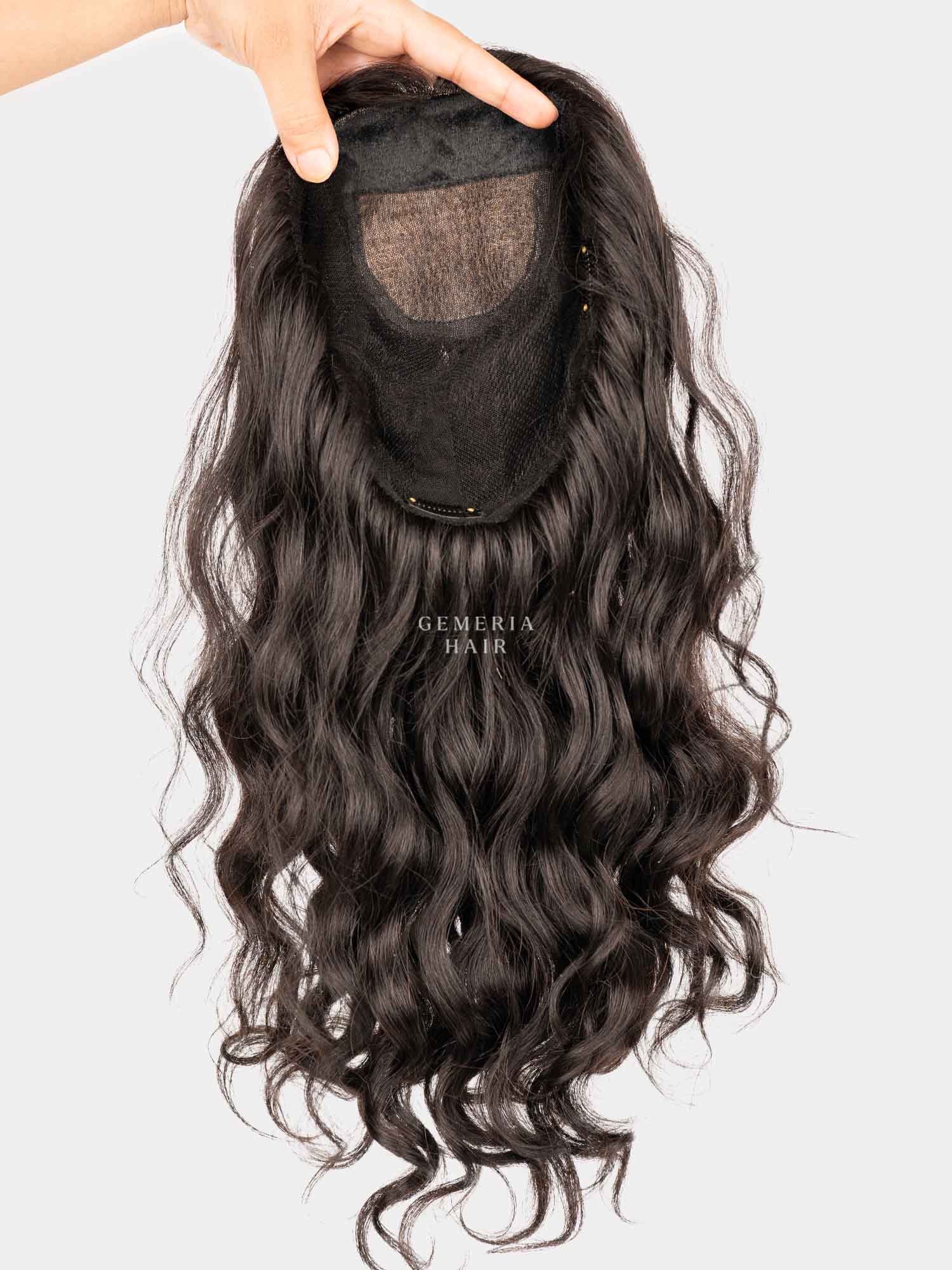 5"x8" | Volume Hair Topper | Crown Hair Topper | Bio-Base | Wavy