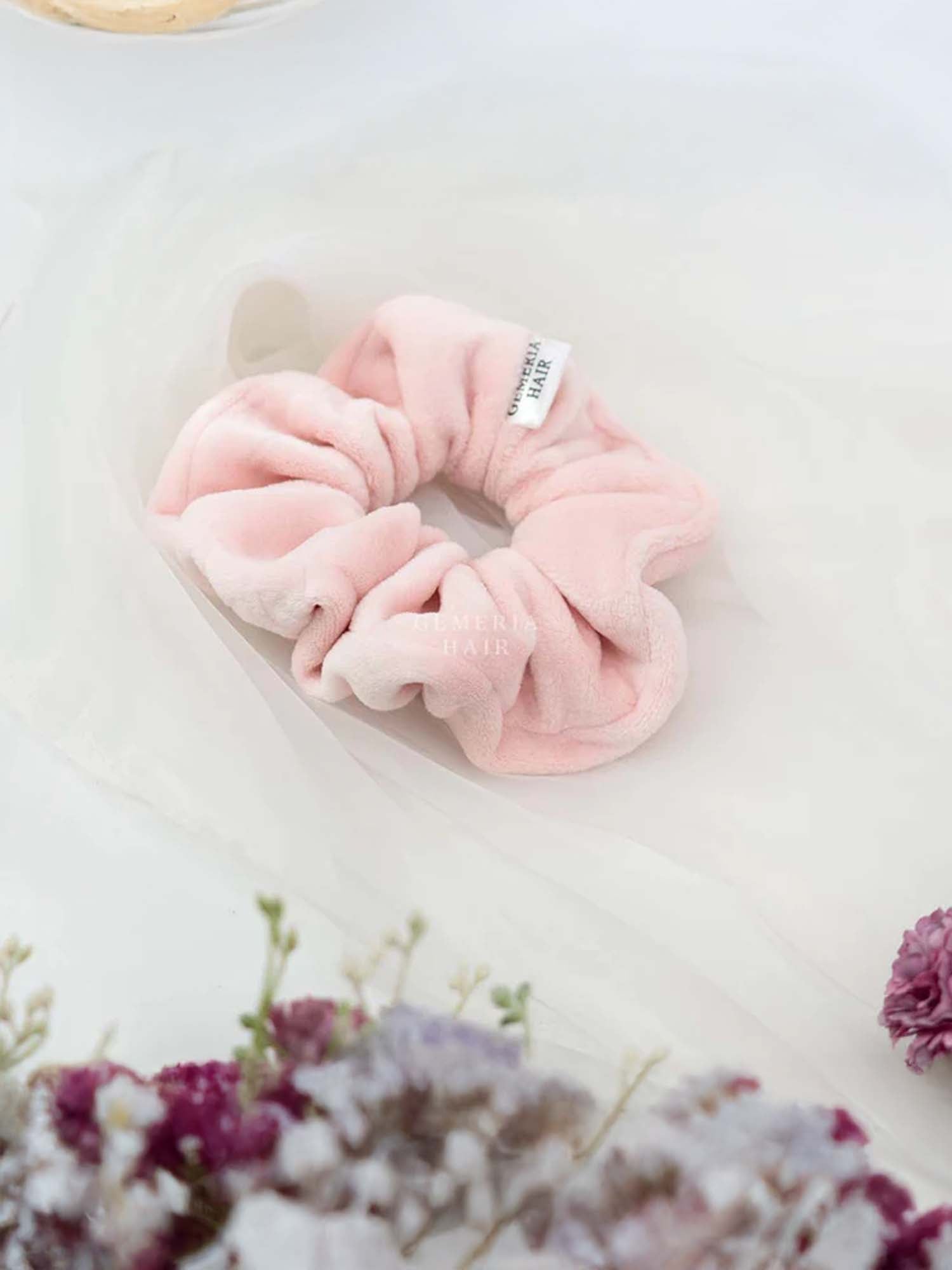 Velvet scrunchies