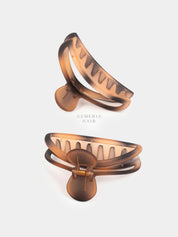 Black Splash Matte Hair Claw Clip