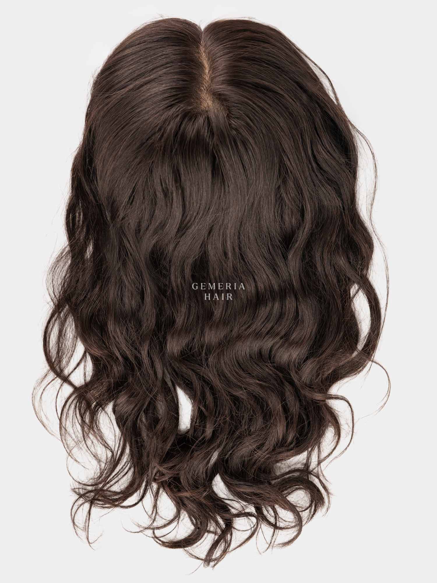 5"x8" | Silk Base Crown Hair Topper | Wavy