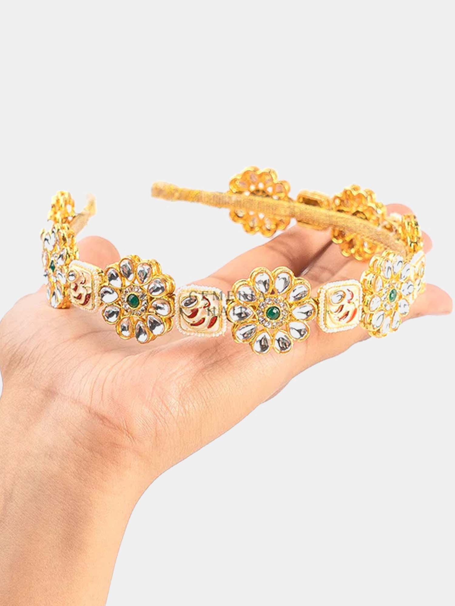 Rani Padmavati - Meenakari Hair Band | Sheeshphool Matthapatti