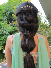 White Pearl Hair U-Pins