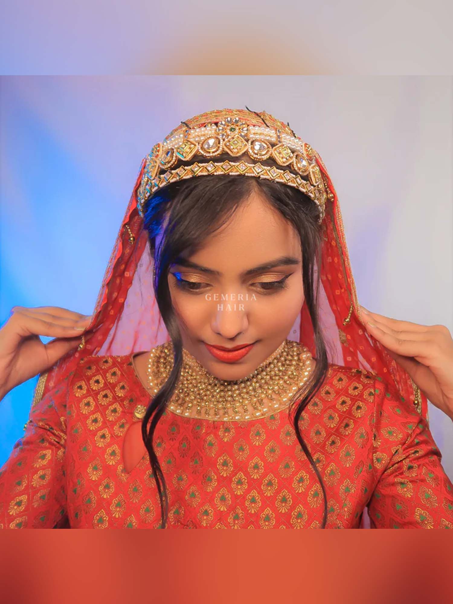 Rani Jodhabai - Pearl & Polki Head Band | Sheeshphool Matthapatti