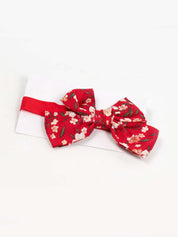 Floral Bow Handmade Head Band for Babies